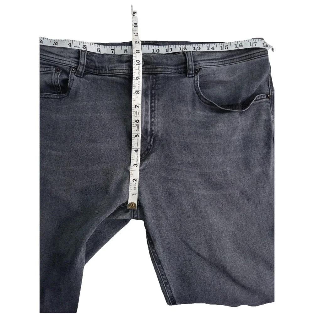 BELSTAFF Jeans Men 36 Skinny Fit Stretch Denim Jeans Distressed Dark Moto Pants